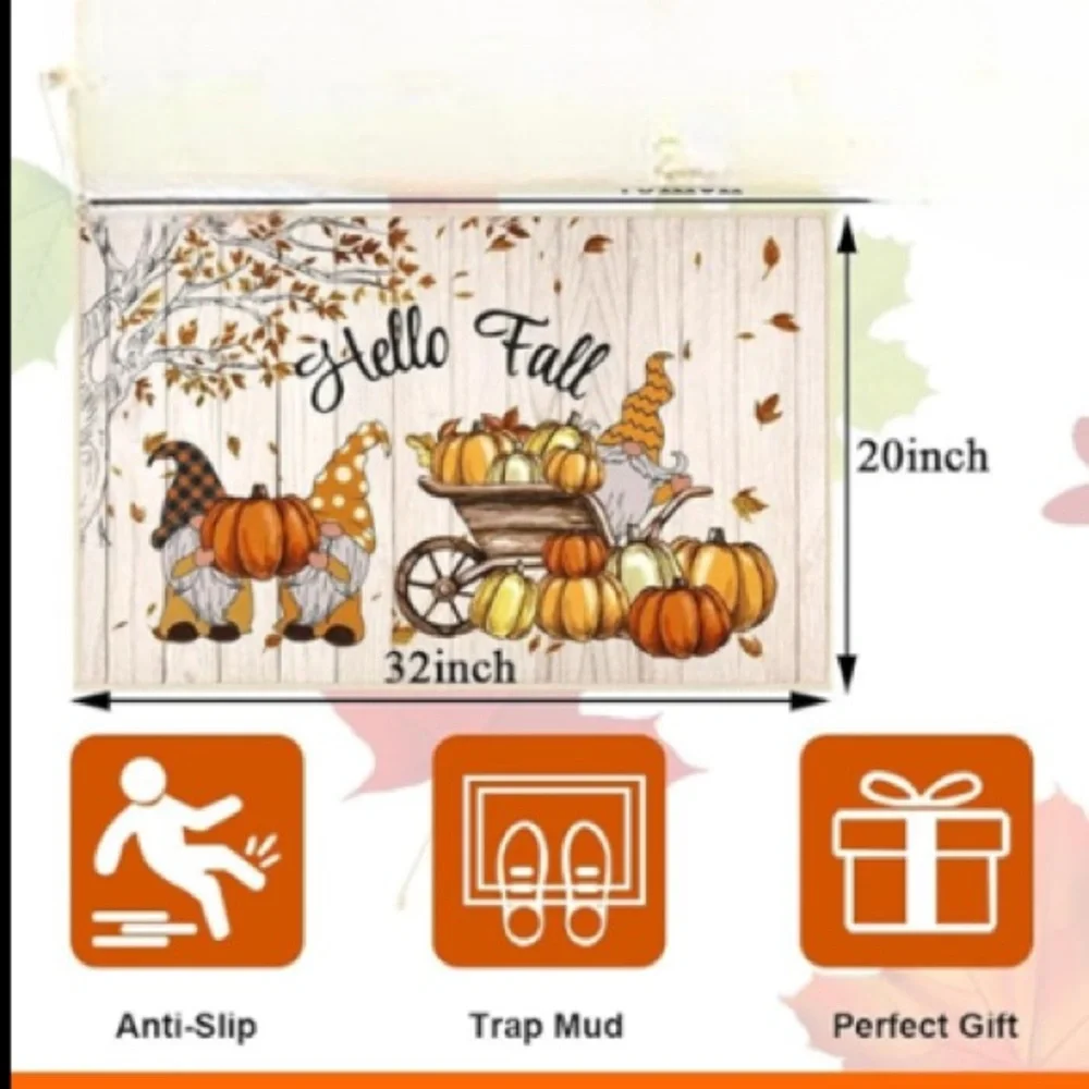 Fall low profile door Mat